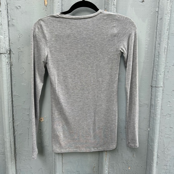Majestic Filatures Grey Soft Touch long sleeve tee, size 1 (small) - Picture 2 of 7